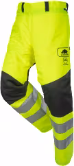 Штани для роботи з бензопилою Hi-Vis EN ISO 20471 клас 2, клас 1 тип B